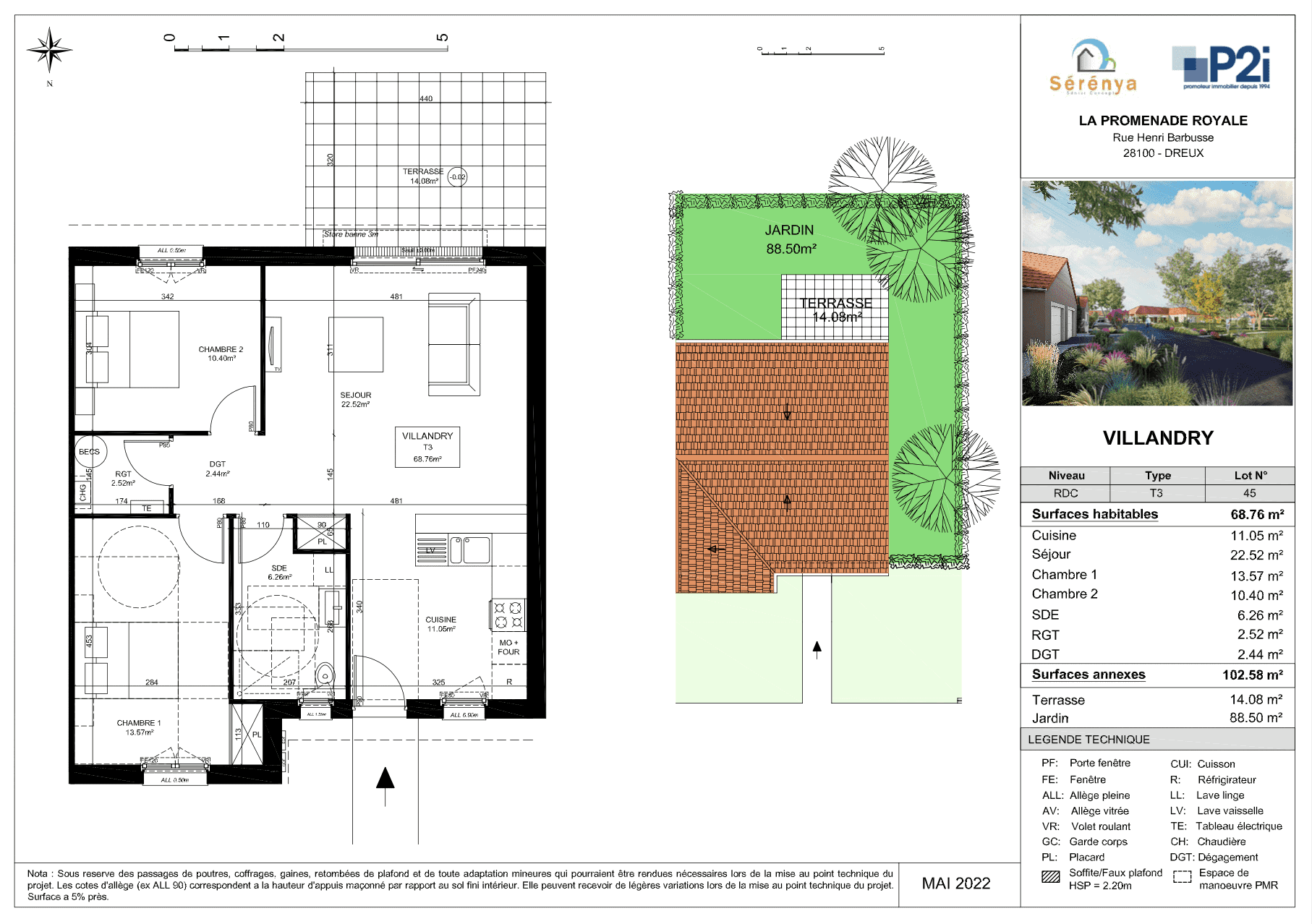 Plan 2d Villandry