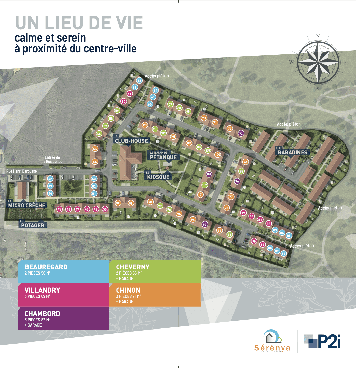 Plan de la Promenade Royale